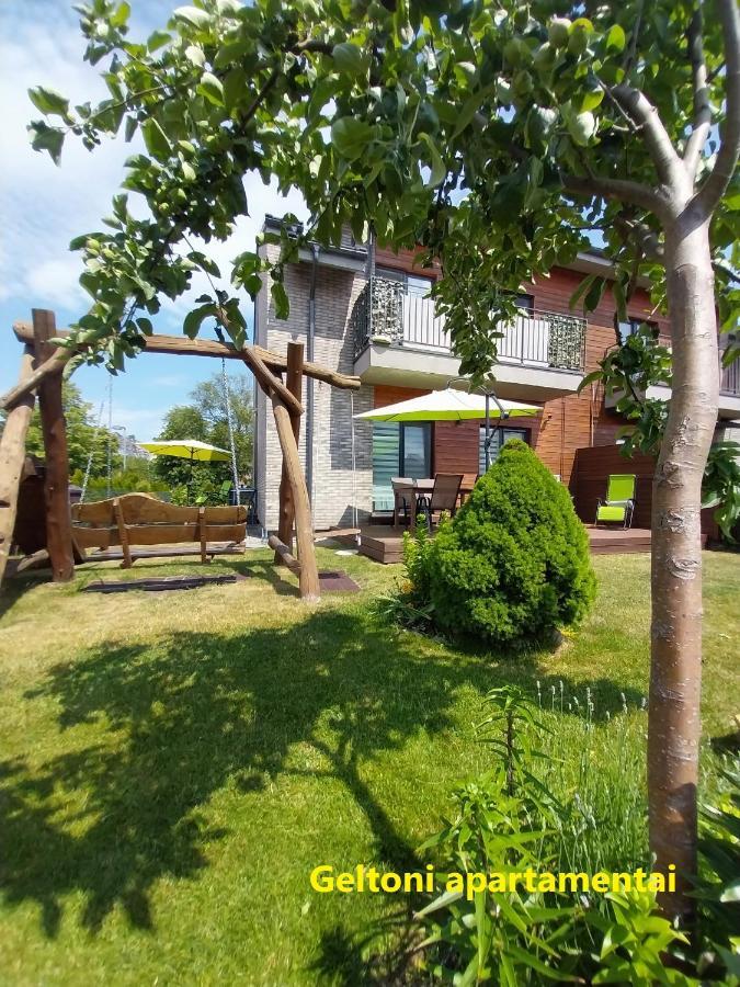 Geltoni Apartamentai Паланга Экстерьер фото